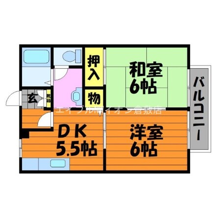 サンシャイン　Ｄ棟の物件間取画像